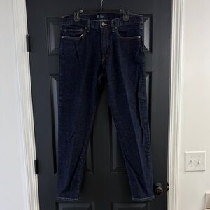 GAP Men's Straight Jeans in Deep Indigo